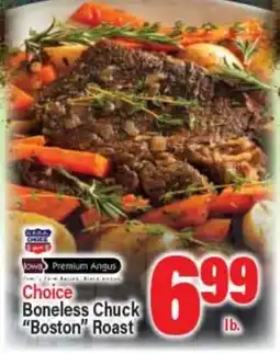 Angelo Caputo's Fresh Market Choice Boneless Chuck Boston Roast offer