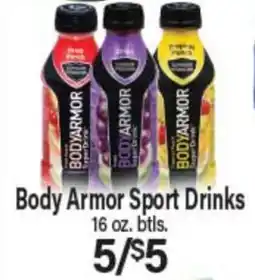 Angelo Caputo's Fresh Market Body Armor Sport Drinks offer