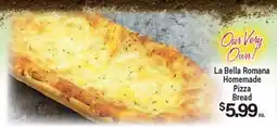 Angelo Caputo's Fresh Market La Bella Romana Homemade Pizza Bread offer