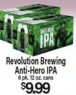 Angelo Caputo's Fresh Market Revolution Brewing Anti-Hero IPA offer