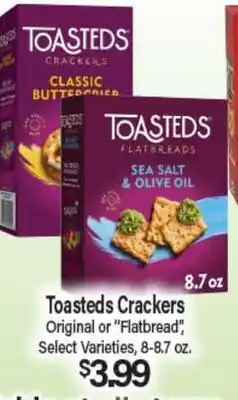 Angelo Caputo's Fresh Market Toasteds Crackers offer