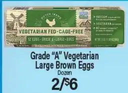 Angelo Caputo's Fresh Market Grade A Vegetarian Large Brown Eggs offer