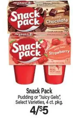 Angelo Caputo's Fresh Market Snack Pack Pudding or Juicy Gels offer
