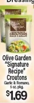 Angelo Caputo's Fresh Market Olive Garden Signature Recipe Croutons offer
