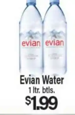 Angelo Caputo's Fresh Market Evian Water offer