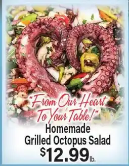 Angelo Caputo's Fresh Market Homemade Grilled Octopus Salad offer