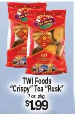 Angelo Caputo's Fresh Market TWI Foods Crispy Tea Rusk offer