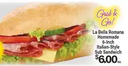 Angelo Caputo's Fresh Market La Bella Romana Homemade 6-Inch Italian-Style Sub Sandwich offer