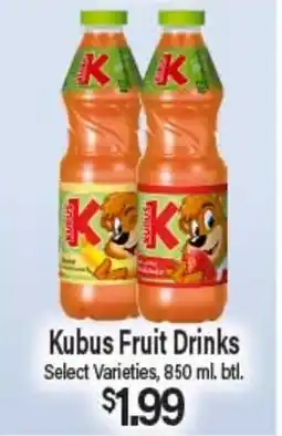 Angelo Caputo's Fresh Market Kubus Fruit Drinks offer