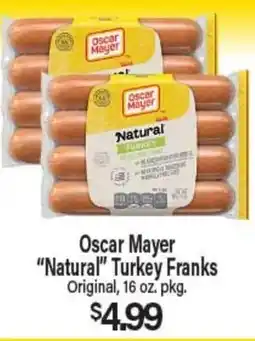 Angelo Caputo's Fresh Market Oscar Mayer Natural Turkey Franks offer