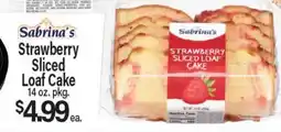 Angelo Caputo's Fresh Market Sabrina's Strawberry Sliced Loaf Cake offer