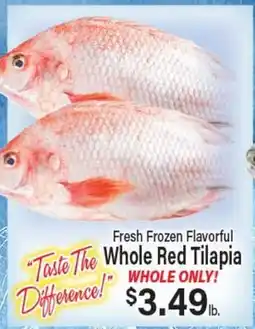 Angelo Caputo's Fresh Market Fresh Frozen Flavorful Whole Red Tilapia offer