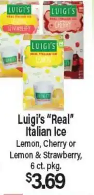 Angelo Caputo's Fresh Market Luigi's Real Italian Ice offer