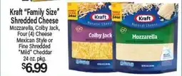 Angelo Caputo's Fresh Market Kraft Family Size Shredded Cheese offer