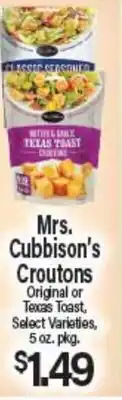 Angelo Caputo's Fresh Market Mrs. Cubbison's Croutons offer