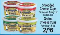 Angelo Caputo's Fresh Market Shredded Cheese Cups - Parmesan, Asiago or Romano or Grated Cheese Cups - Parmesan offer