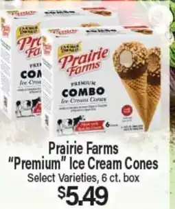 Angelo Caputo's Fresh Market Prairie Farms Premium Ice Cream Cones offer