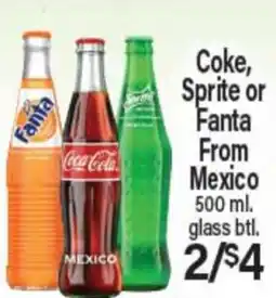 Angelo Caputo's Fresh Market Coke, Sprite or Fanta From Mexico offer