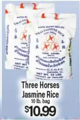 Angelo Caputo's Fresh Market Three Horses Jasmine Rice offer