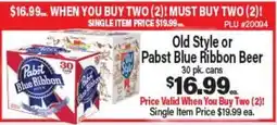 Angelo Caputo's Fresh Market Old Style or Pabst Blue Ribbon Beer offer