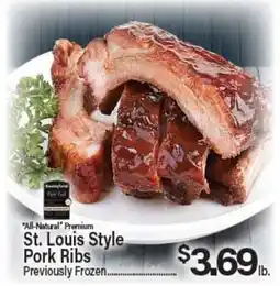 Angelo Caputo's Fresh Market All-Natural Premium St. Louis Style Pork Ribs offer