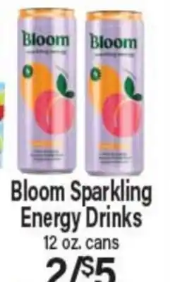 Angelo Caputo's Fresh Market Bloom Sparkling Energy Drinks offer