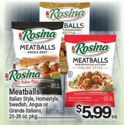 Angelo Caputo's Fresh Market Meatballs offer