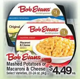 Angelo Caputo's Fresh Market Bob Evans Mashed Potatoes or Macaroni & Cheese offer