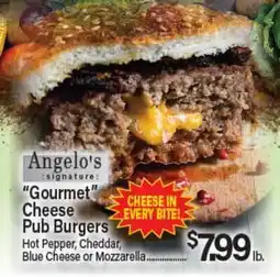 Angelo Caputo's Fresh Market Gourmet Cheese Pub Burgers offer