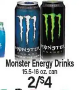 Angelo Caputo's Fresh Market Monster Energy Drinks offer
