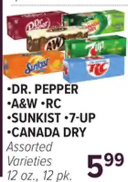 Cermak Fresh Market •DR. PEPPER •A&W •RC •SUNKIST •7-UP •CANADA DRY offer