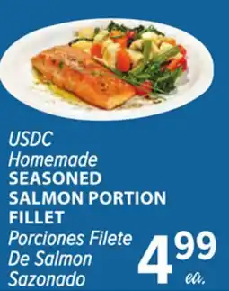 Cermak Fresh Market USDC Homemade SEASONED SALMON PORTION FILLET offer