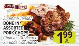 Cermak Fresh Market Supreme Tender BONE-IN ASSORTED PORK CHOPS offer