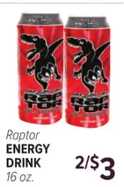 Cermak Fresh Market Raptor ENERGY DRINK offer