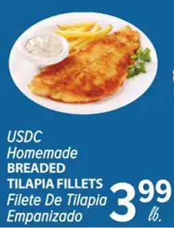 Cermak Fresh Market USDC Homemade BREADED TILAPIA FILLETS offer