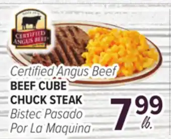 Cermak Fresh Market Certified Angus Beef BISTEC PASADO Por La Maquina offer