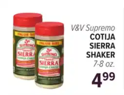 Cermak Fresh Market V&V Supremo COTIJA SIERRA SHAKER offer