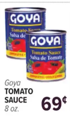 Cermak Fresh Market Goya TOMATO SAUCE offer