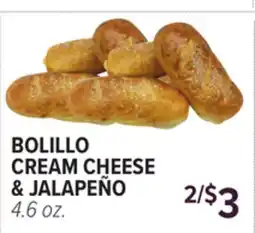 Cermak Fresh Market BOLILLO CREAM CHEESE & JALAPEÑO offer