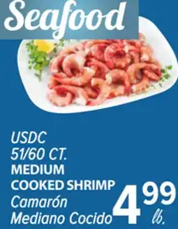Cermak Fresh Market USDC 51/60 CT. MEDIUM COOKED SHRIMP offer