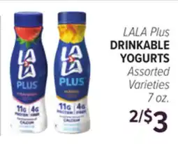 Cermak Fresh Market LALA Plus DRINKABLE YOGURTS offer