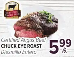 Cermak Fresh Market Certified Angus Beef CHUCK EYE ROAST offer