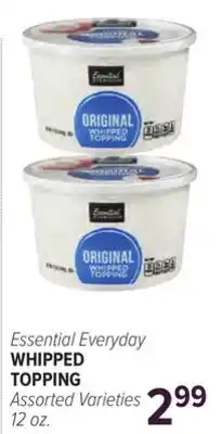 Cermak Fresh Market Essential Everyday WHIPPED TOPPING offer