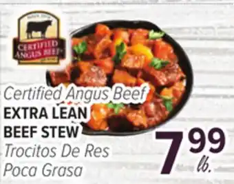 Cermak Fresh Market Certified Angus Beef EXTRA LEAN BEEF STEW offer