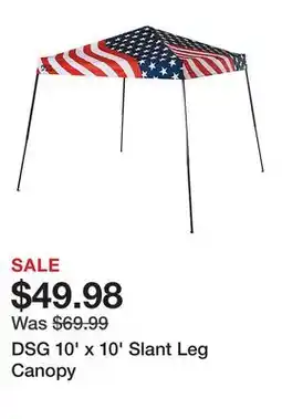 Dick's Sporting Goods DSG 10' x 10' Slant Leg Canopy offer