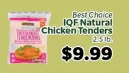 Living Fresh Market Best Choice IOF Natural Chicken Tenders offer