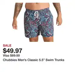 Dick's Sporting Goods Chubbies Men's Classic 5.5 Swim Trunks offer