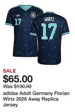Dick's Sporting Goods adidas Adult Germany Florian Wirtz 2026 Away Replica Jersey offer