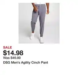 Dick's Sporting Goods DSG Men's Agility Cinch Pant offer