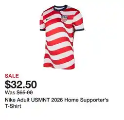 Dick's Sporting Goods Nike Adult USMNT 2026 Home Supporter's T-Shirt offer